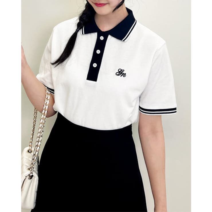 胸ロゴクロップドポロシャツ[品番：INGW0010063]｜INGNI （イング