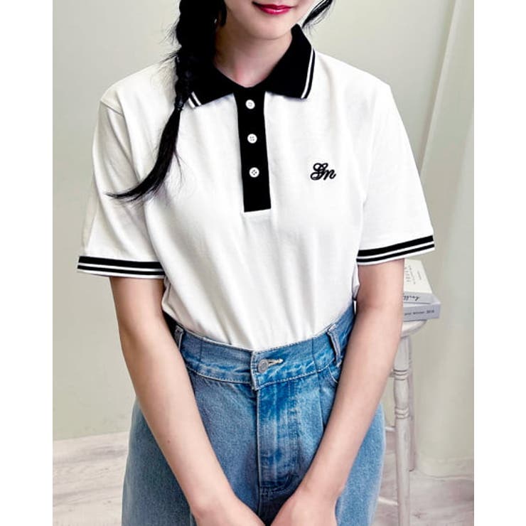 胸ロゴクロップドポロシャツ[品番：INGW0010063]｜INGNI