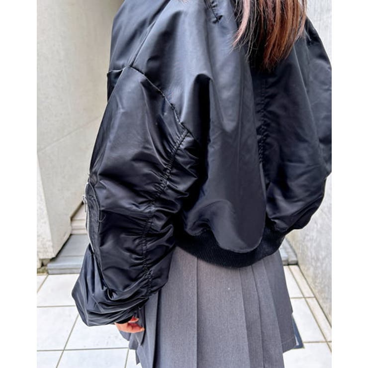 爆買いしたくなる クロップド丈MA-1[品番：INGW0010237]｜INGNI （イング）の ジャンパー、ブルゾン