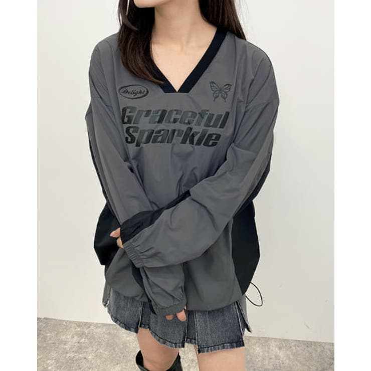 高質で安価 裾ドロストナイロンチュニックTOPs[品番：INGW0010365]｜INGNI その他