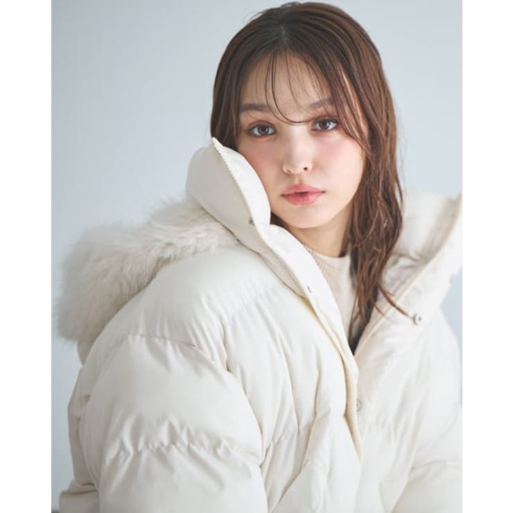 送料無料 店舗 ファー取り外し中綿JK[品番：INGW0010448]｜INGNI （イング）の ジャケット・アウター
