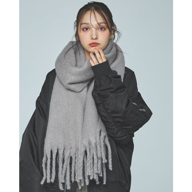 フリンジボリュームストール[品番：INGW0010315]｜INGNI （イング）のレディースファッション通販｜SHOPLIST（ショップリスト）
