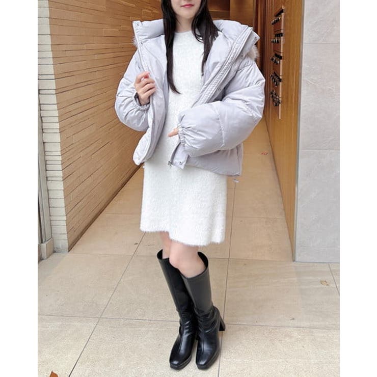 7Gフェザー肩開きリボンニットOP | INGNI  | 詳細画像2 