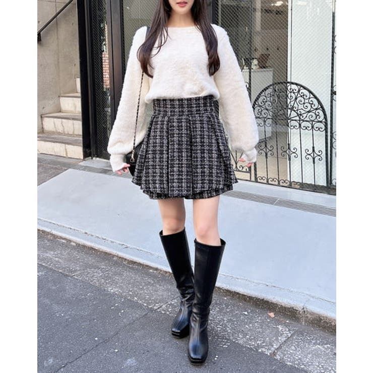 ツイードタックフレアスカパン | INGNI  | 詳細画像5 