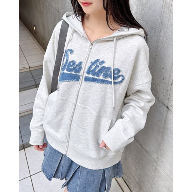  JEANS ロゴ ジップアップ パーカー ネイビー 送料関税込 ジップアップライトパーカー | メンズ | 1枚 | 00217-MLZ