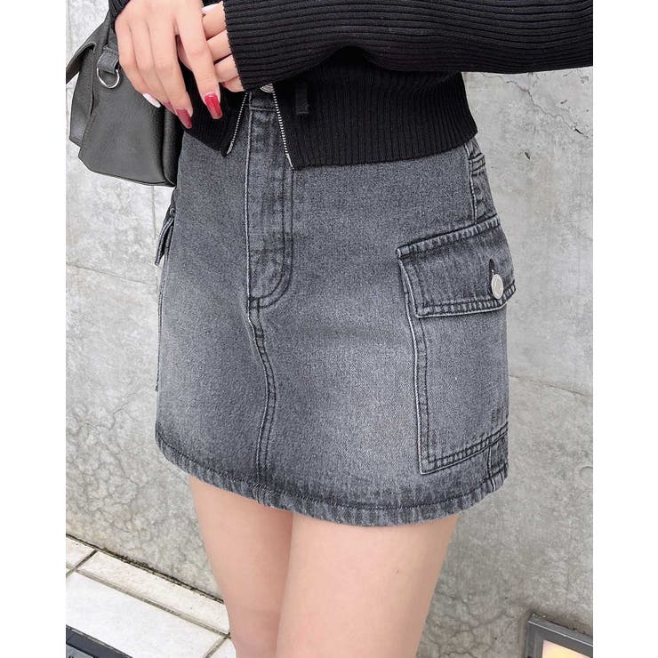 デニムカーゴスカート | INGNI  | 詳細画像1 