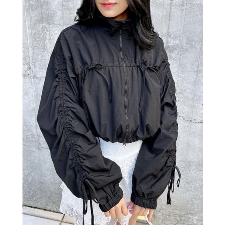 ドロストリボンナイロンブルゾン | INGNI  | 詳細画像7 