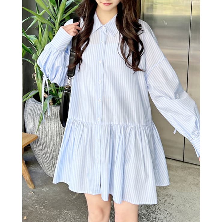 袖リボンティアードチュニックシャツワンピース | INGNI  | 詳細画像10 