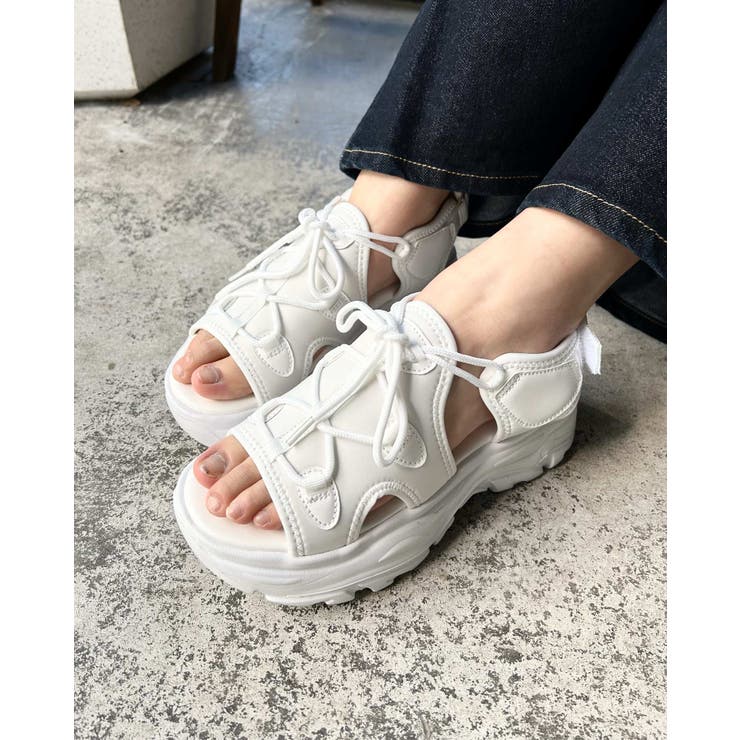 レースアップボリュームスポサン | INGNI  | 詳細画像1 