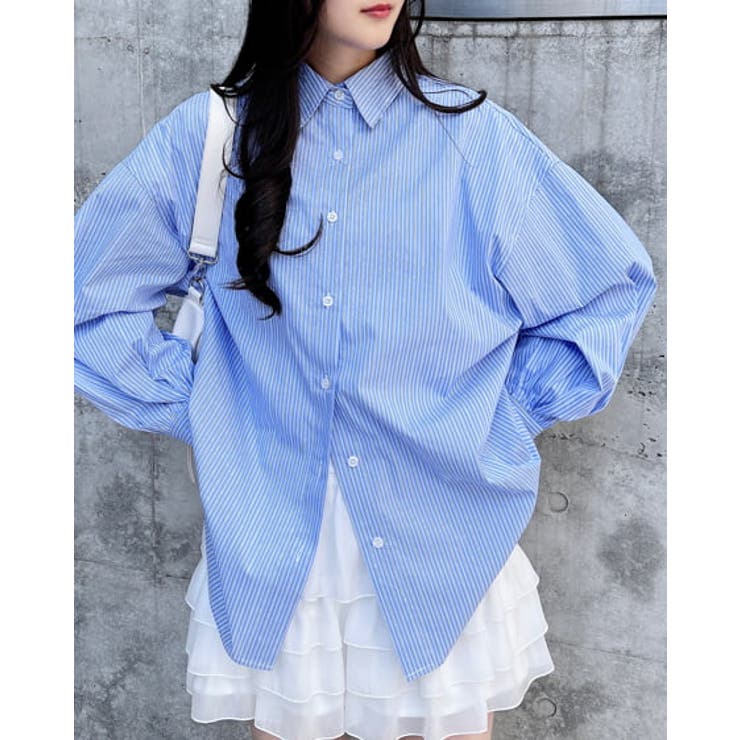 ストライプBIGシャツ | INGNI  | 詳細画像10 