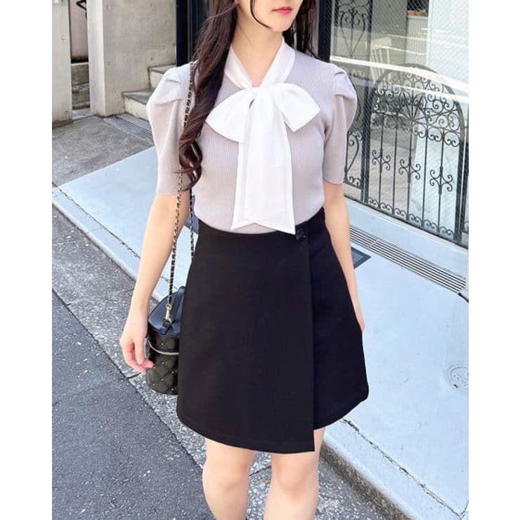 【WEB限定】シアーボウタイ半袖ニット | INGNI  | 詳細画像5 