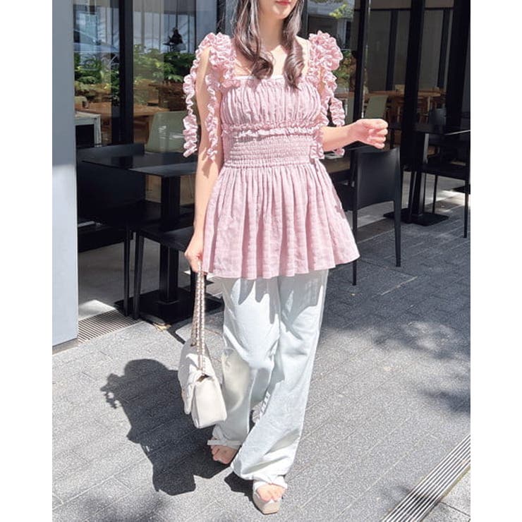 シアーフリルチュニックブラウス | INGNI  | 詳細画像2 