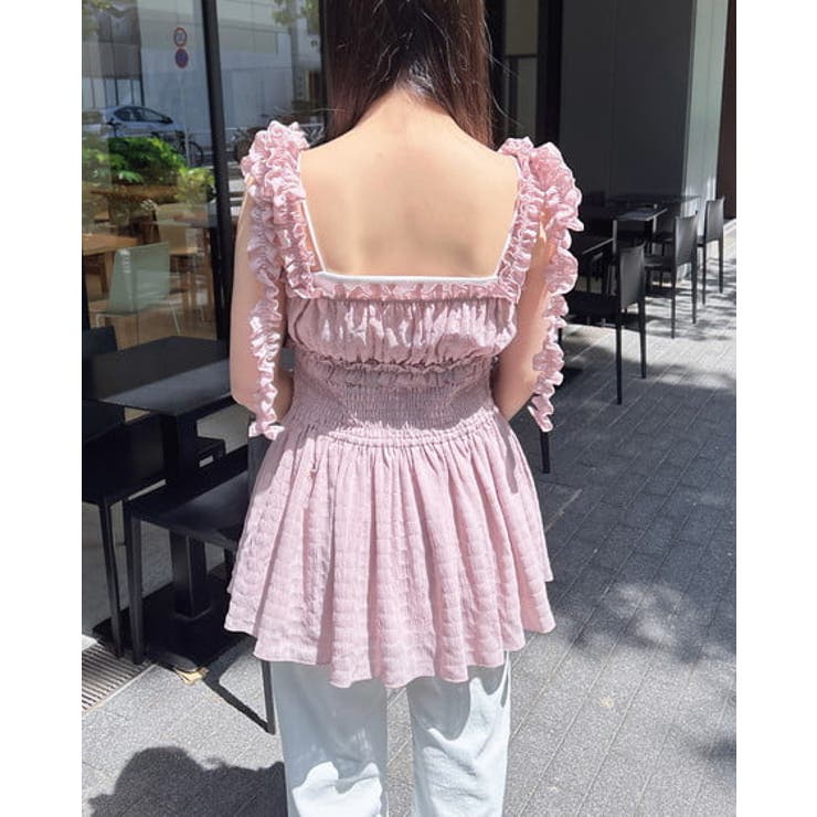 シアーフリルチュニックブラウス | INGNI  | 詳細画像3 