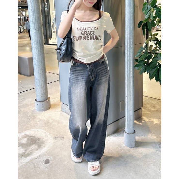 サイドドロストレイヤードロゴTOPs | INGNI  | 詳細画像9 