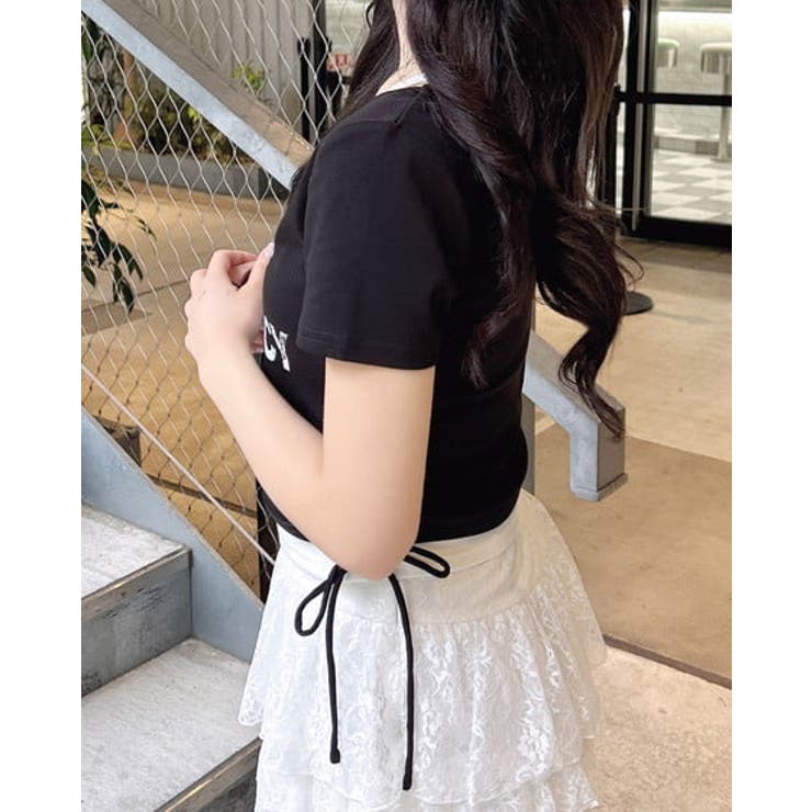 サイドドロストレイヤードロゴTOPs | INGNI  | 詳細画像4 