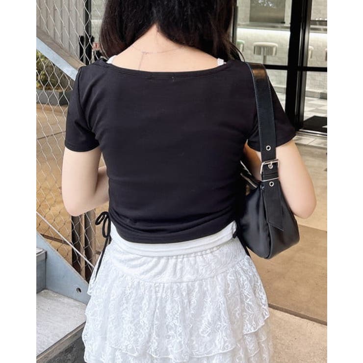 サイドドロストレイヤードロゴTOPs | INGNI  | 詳細画像3 