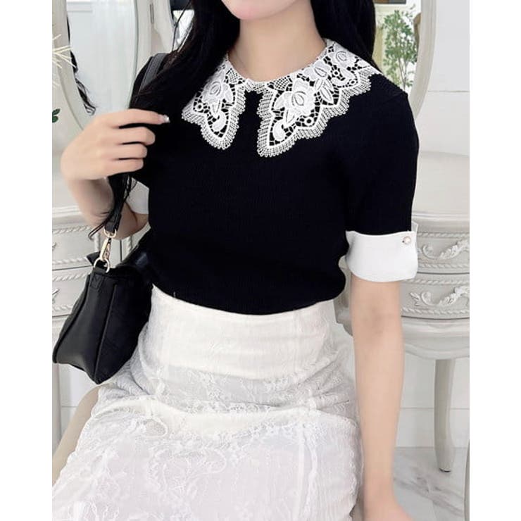 レース衿ニット | INGNI  | 詳細画像5 