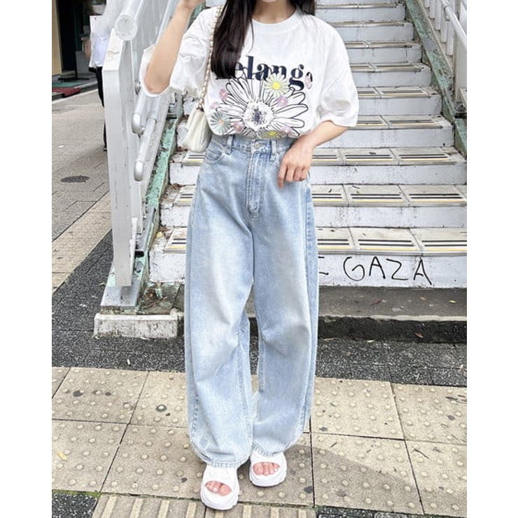 カラフル花刺繍Tシャツ | INGNI  | 詳細画像8 