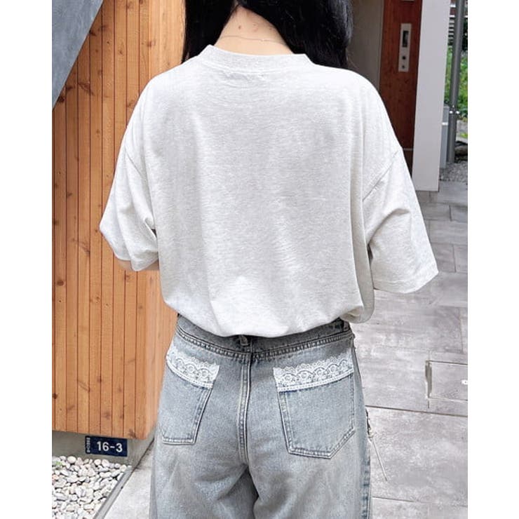 カラフル花刺繍Tシャツ | INGNI  | 詳細画像3 