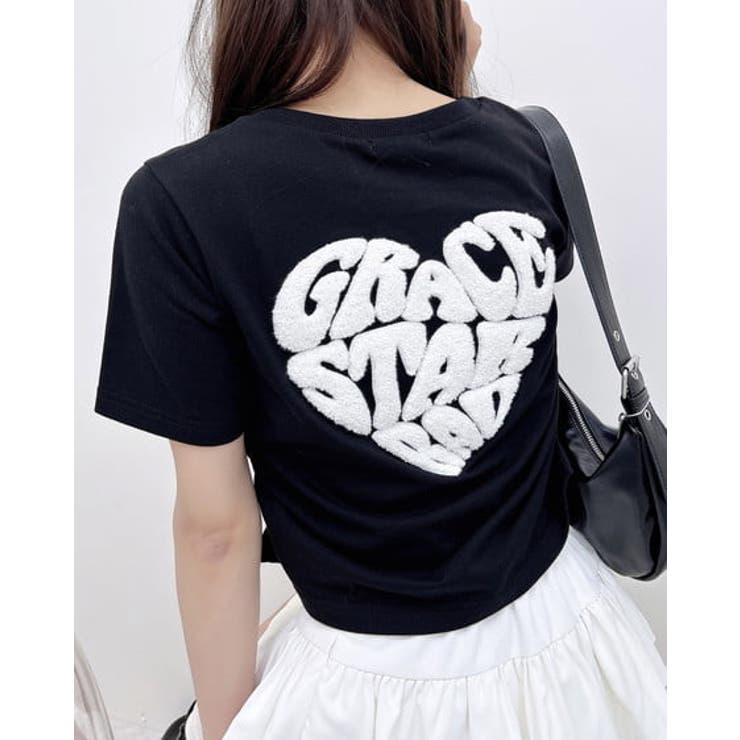 サイドギャザーバックサガラハートT[品番：INGW0010961]｜INGNI