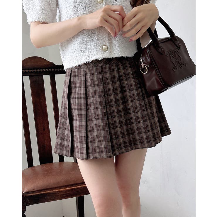 チェック柄プリーツスカパン | INGNI  | 詳細画像1 