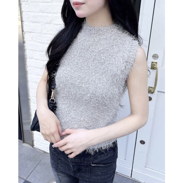 5Gシャギーノースリニット | INGNI  | 詳細画像4 