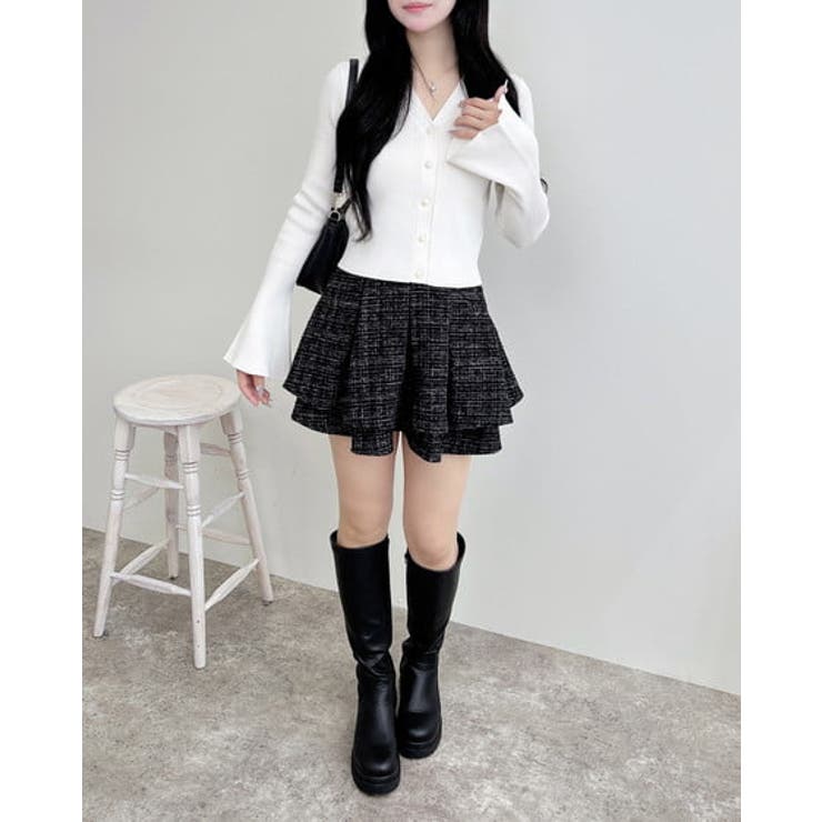 12Gフレアスリーブリブニットカーディガン | INGNI  | 詳細画像5 