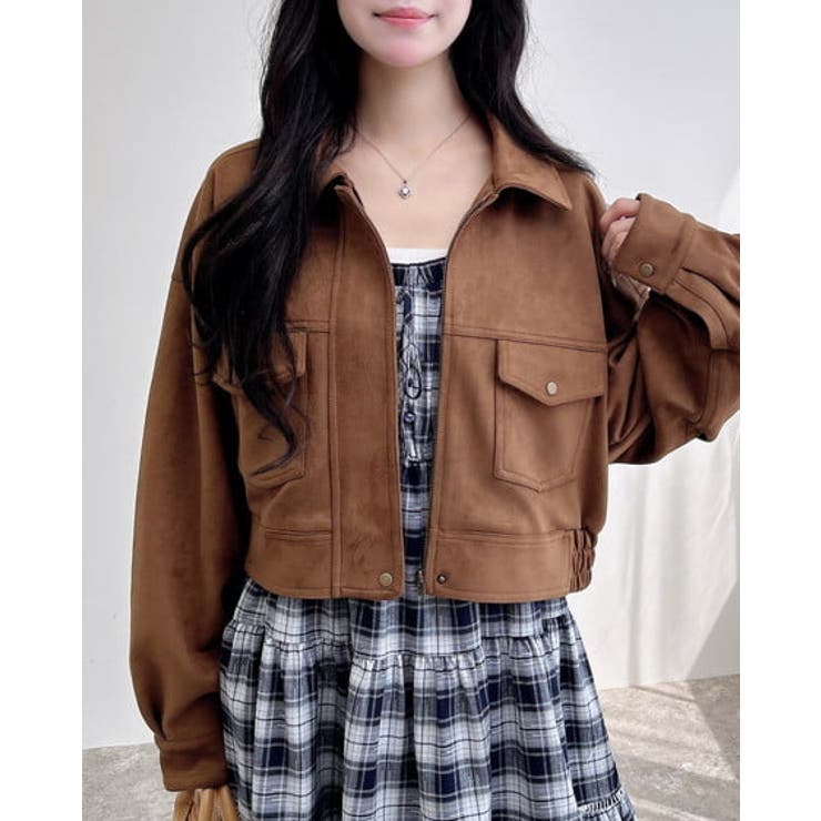 スエードジップショートブルゾン | INGNI  | 詳細画像8 