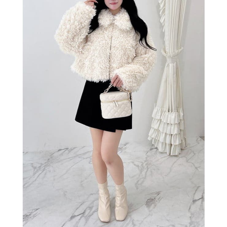 ステンカラーフロント.ZIPプードルファーブルゾン | INGNI  | 詳細画像9 