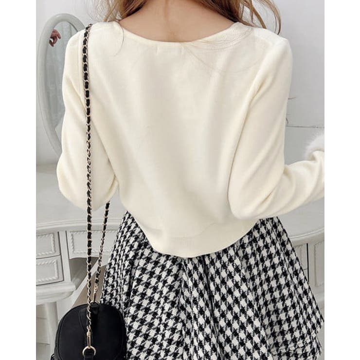 袖先ファーニットカーディガン | INGNI  | 詳細画像7 