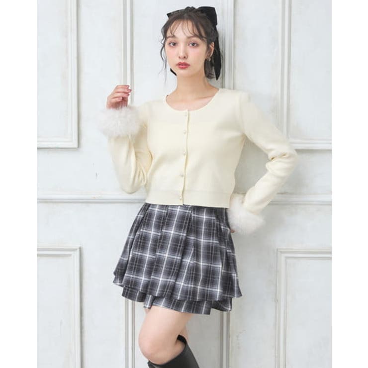 袖先ファーニットカーディガン | INGNI  | 詳細画像4 