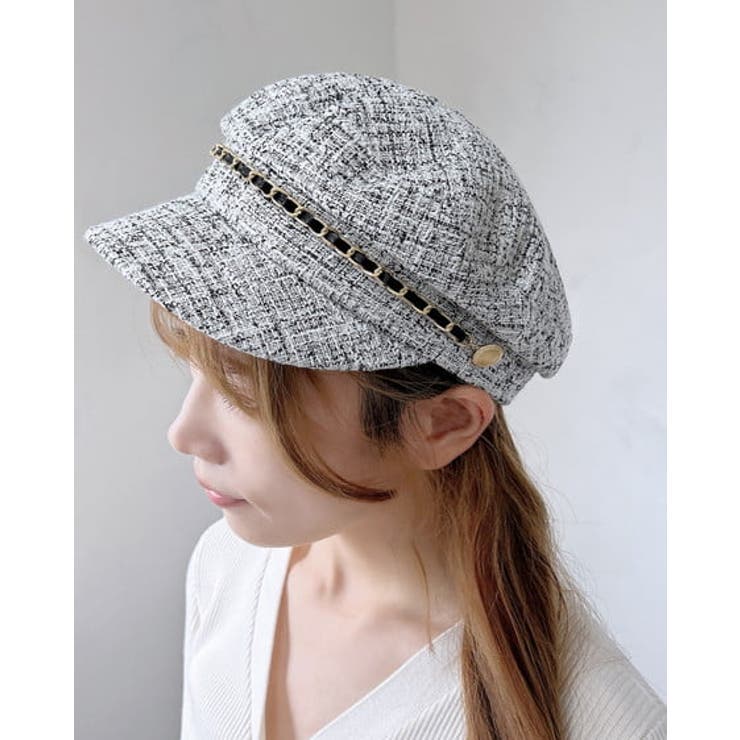 チェーン付ツイードキャスケット | INGNI  | 詳細画像9 