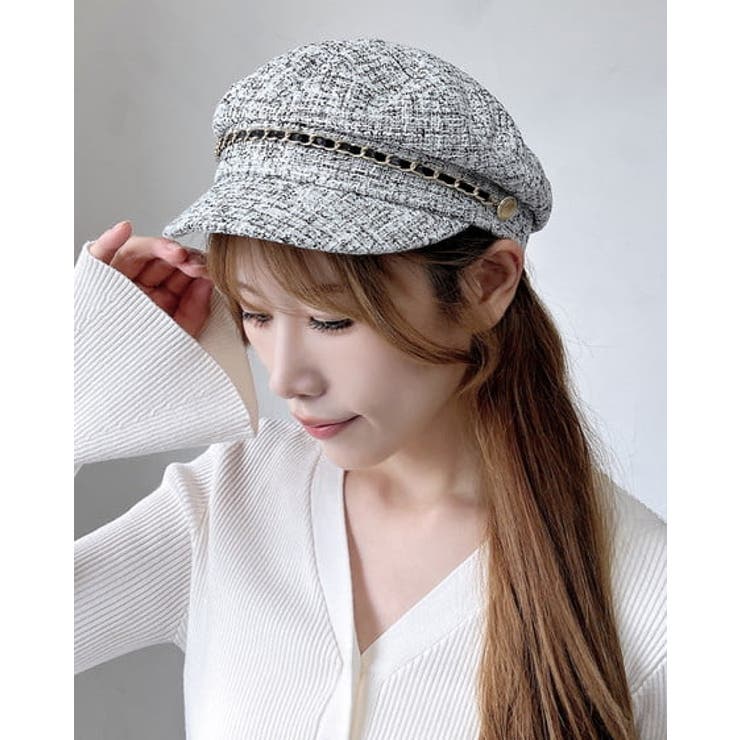 チェーン付ツイードキャスケット | INGNI  | 詳細画像8 