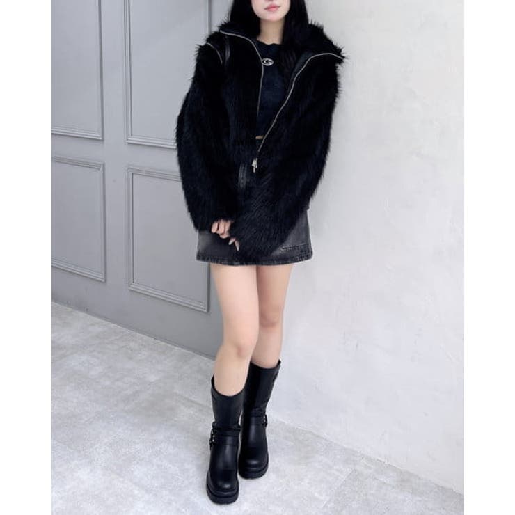 インヒール厚底バイカーブーツ | INGNI  | 詳細画像6 