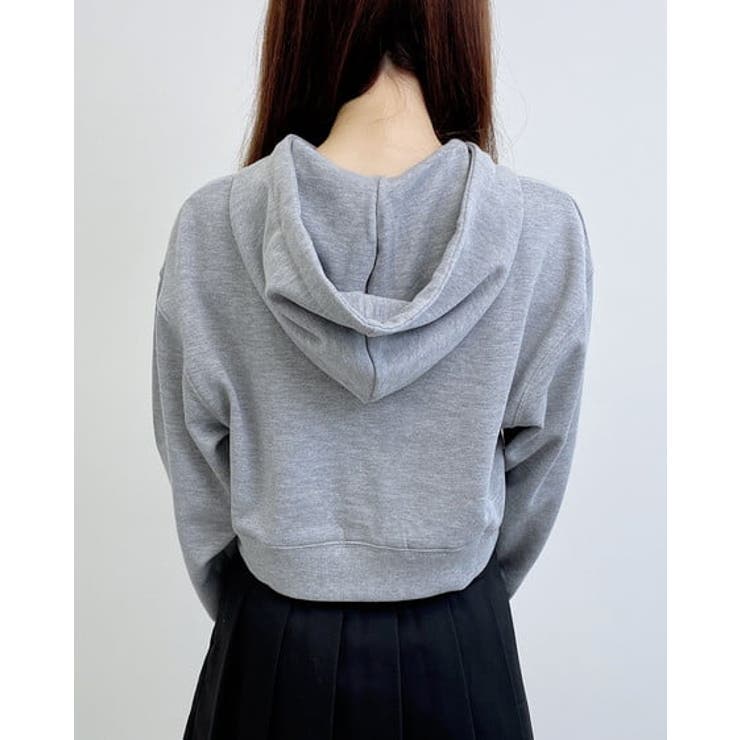 ロゴZIP裏毛ショートパーカー | INGNI  | 詳細画像7 