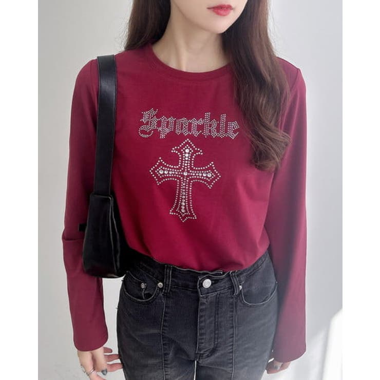 ラインストーンクロスロンティー | INGNI  | 詳細画像4 