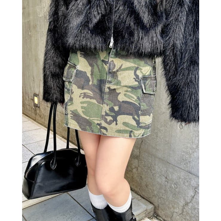 アソート柄カーゴミニスカート | INGNI  | 詳細画像2 