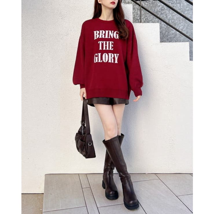 12G3段BIGロゴニット | INGNI  | 詳細画像9 