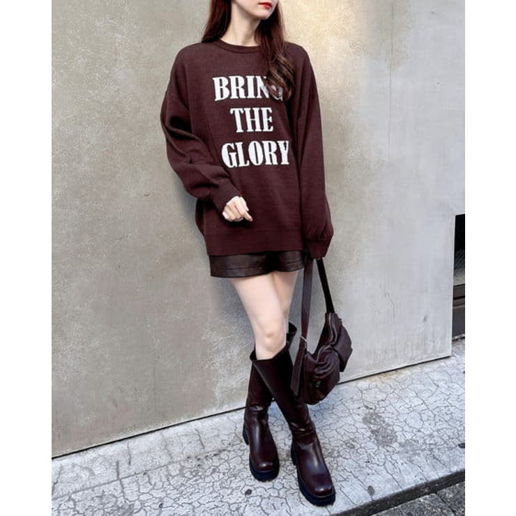 12G3段BIGロゴニット | INGNI  | 詳細画像8 