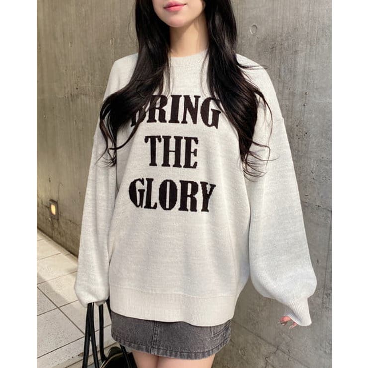 12G3段BIGロゴニット | INGNI  | 詳細画像5 