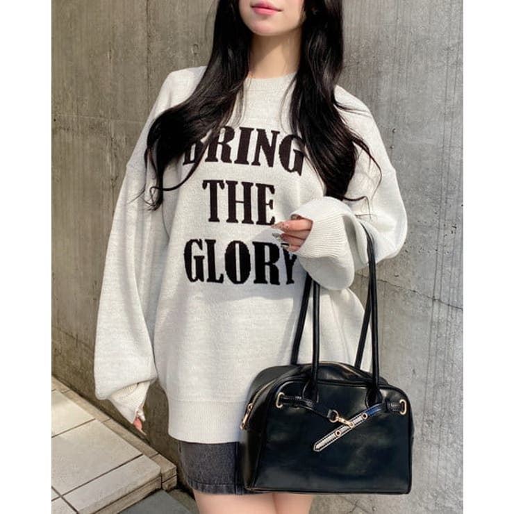 12G3段BIGロゴニット | INGNI  | 詳細画像4 