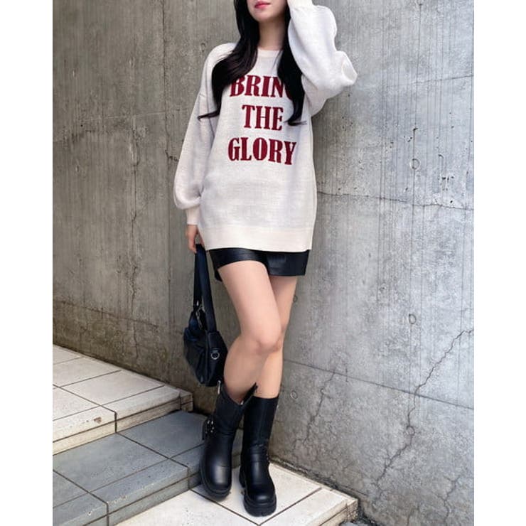 12G3段BIGロゴニット | INGNI  | 詳細画像6 