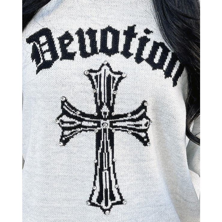 12GクロスロゴJQニット | INGNI  | 詳細画像3 