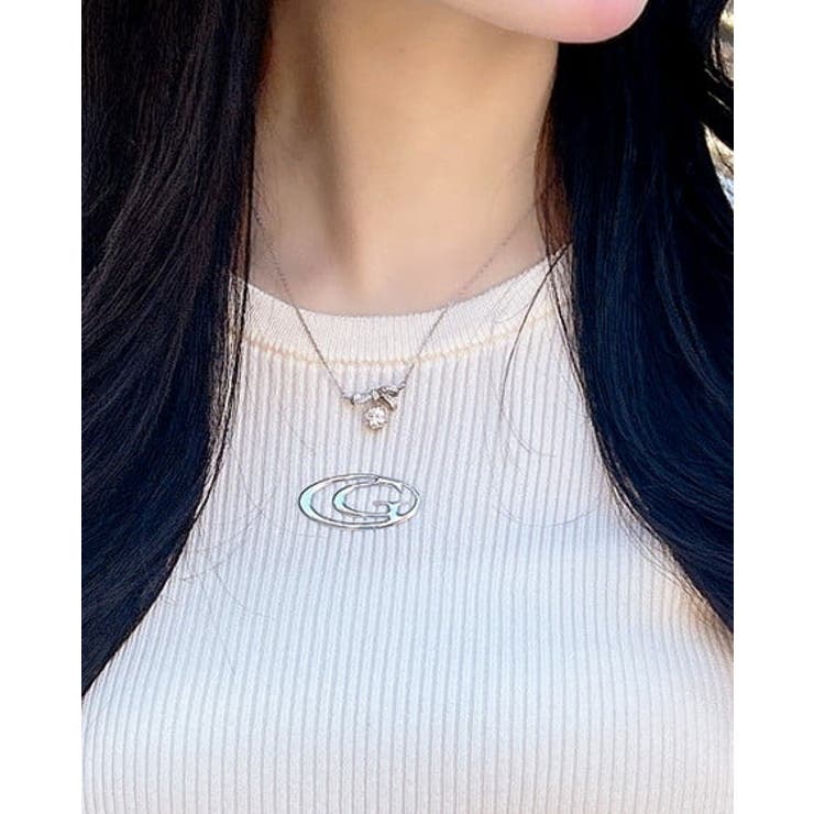 12Gメタルプリントリブニット | INGNI  | 詳細画像9 