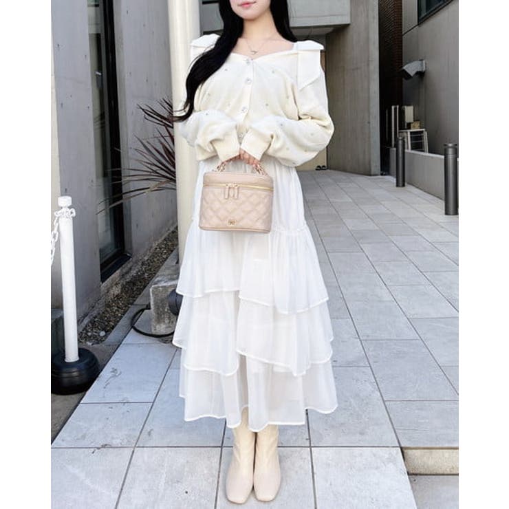 12G肩リボン装飾付ニットCD | INGNI  | 詳細画像3 