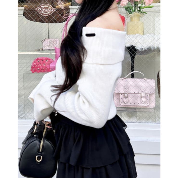 12GリボンオフショルフレアSニット | INGNI  | 詳細画像5 