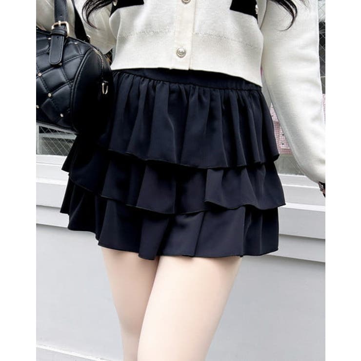 クロ | Peフリルミニスカパン | INGNI 