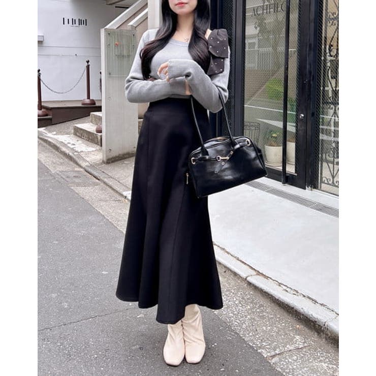 12Gワンショル肩リボンビジュー付ニット | INGNI  | 詳細画像3 