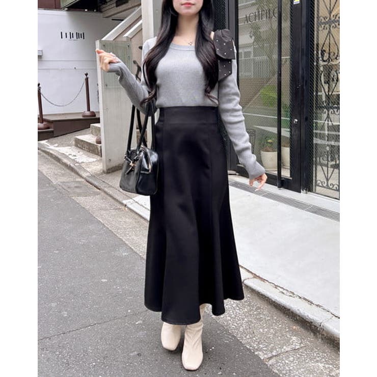 12Gワンショル肩リボンビジュー付ニット | INGNI  | 詳細画像2 