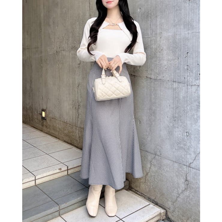 12Gビット付デコルテオープンリブニット | INGNI  | 詳細画像7 